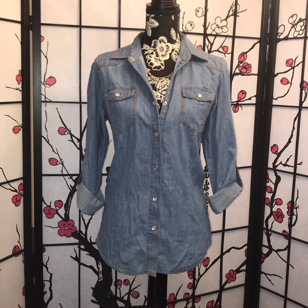 Denim top